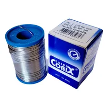 Solda Em Fio 0.5mm 60x40 Cobix C/ Fluxo Ra (t2) - Rolo 250g 110V/220V Foto mini  2