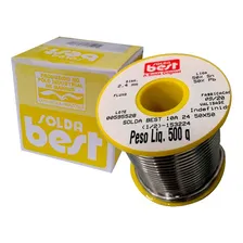 Solda Em Fio Best 10a 24 50x50 2.40 Mm Amarela Rolo 500g Foto mini 1