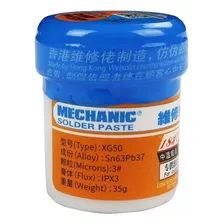 Solda Em Pasta Mechanic Xg50 183Âșc Retrabalho Reballing 35g Foto mini 4