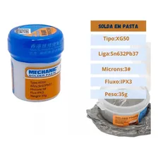 Solda Em Pasta Mechanic Xg50 183Âșc Retrabalho Reballing 35g Foto mini 3