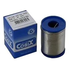 Solda Estanho 1mm 60x40 (snxpb) C/ Fluxo Rolo 250g - Cobix Foto mini 1