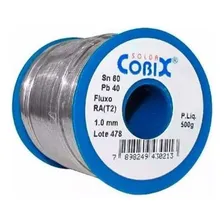 Solda Estanho Cobix 1 Mm 60x40 500g Com Fluxo 110V/220V Foto mini 3