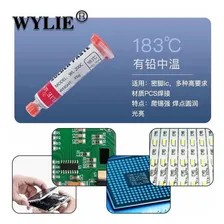 Solda Estanho Em Pasta Seringa 183ºc 35g Wylie Wl-200c 127/220v Foto mini 4