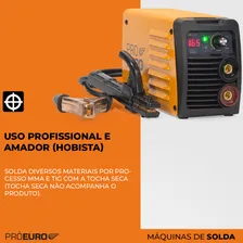 Solda Inversora Gp-165 A Pró Euro Bivolt 110v/220v Completa Cor Laranja 110V/220V Bivolt Foto mini  3