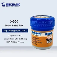 Solda Pasta Bga Smd Mechanic Xg-50 Retrabalho Reballing/ Foto mini 3