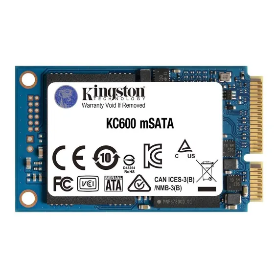 Solid State Drive Interno Kingston Skc600ms 2.5 256gb Msata Foto 1