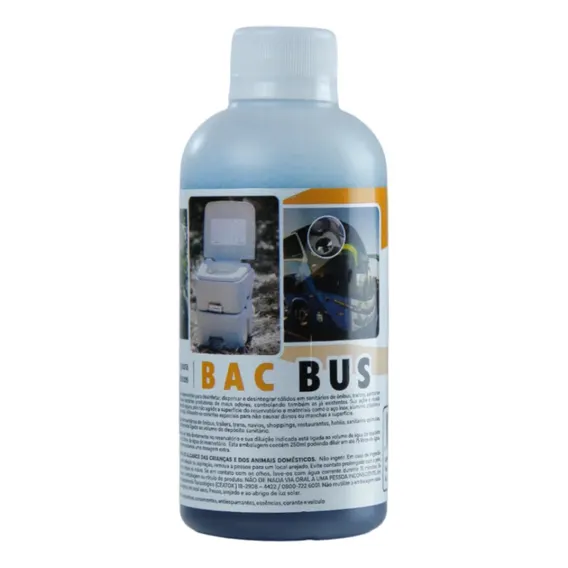 Solvente Eco Bac Bus 250ml P/ Banheiro QuĂmico Portátil Ntk Foto 1