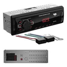 Som Automotivo Bt Usb Sd Rádio Fm App Display Led Vermelho Foto mini 2