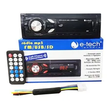 Som Automotivo Radio Fm Usb Mp3 Pen Drive Sd Aux +antena Fm Foto mini  2