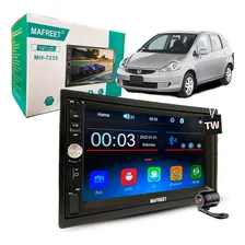 Som MultimÃdia Honda Fit 2004 Até 2014 Bluetooth Celular 7p Foto mini 1