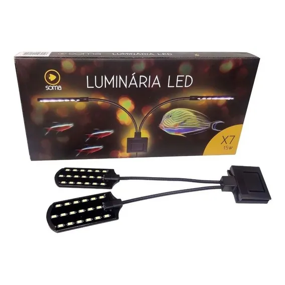 Soma Luminaria Led X7 (15w) Led Branco 110v Foto 1