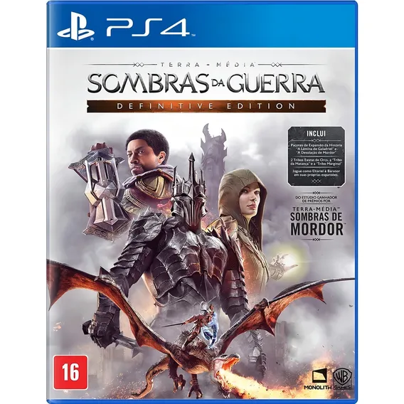Sombras De Guerra: Edição Definitiva Ps4 Midia Fisica Foto 1