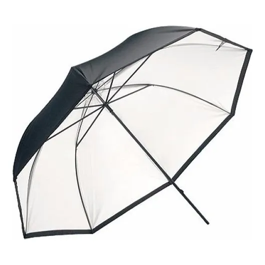 Sombrinha Suavizadora 84cm Preta / Branca Foto 1