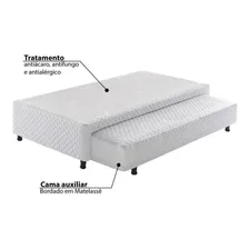 Sommier Solteiro Com Cama Auxiliar Com Mola Verticoil Foto  mini 1