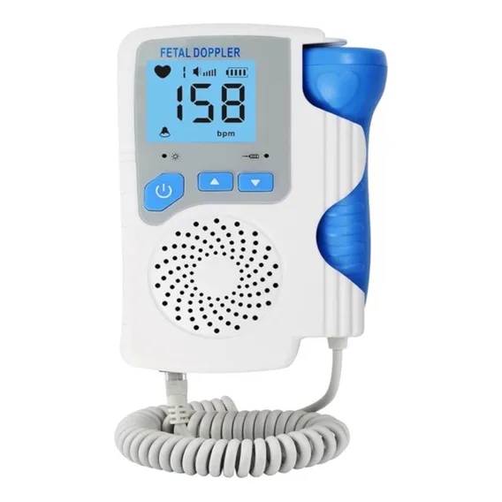 Sonar Fetal Doppler Fetal Batimentos Do Bebe Azul Foto 1