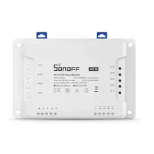 Sonoff 4 Canais Wifi Interruptor Inteligente App Android Ios - Automação Residencial Compatível Com Google Home / Alexa Foto mini 2