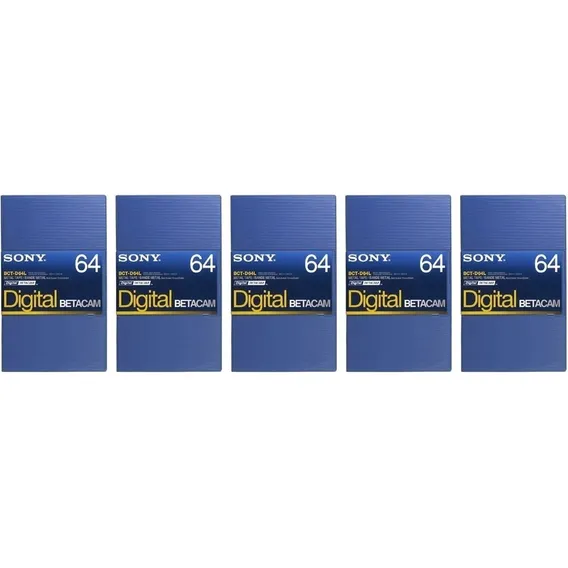 Sony Fita Video Betacam Digital Bct-d64l 64 Minutos Foto 1
