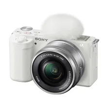Sony Lcz Sony Alpha ZV-E10 ILCZVE10L mirrorless cor branco Foto mini 3