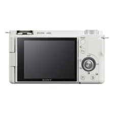 Sony Lcz Sony Alpha ZV-E10 ILCZVE10L mirrorless cor branco Foto mini 2