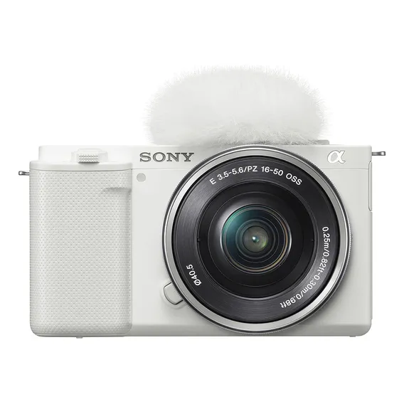 Sony Lcz Sony Alpha ZV-E10 ILCZVE10L mirrorless cor branco Foto 1
