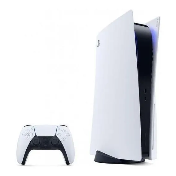 Sony Playstation Ps5 825gb Digital Edition Com Nota Fiscal Cor Branco/preto Foto 1