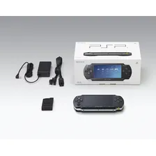 Sony PSP-1000 32MB Standard cor preto 2004 Foto mini 3
