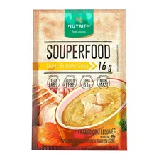Sopa Proteica Souperfood Nutrify Frango com Legumes 10 sachês Foto  mini 1