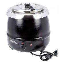 Sopeira Elétrica De Inox Para Buffet 10l Preta Zahav 220v Cor Preto Foto mini 1