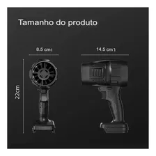 Soprador Bpx-store Soprador Turbo Jato Bateria 1050w Preto 110v/220v Foto mini 4