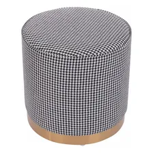 Soprar retangular puff Puff Puff preto e branco Foto mini 1