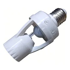 Soquete Com Sensor De Presença LĂąmpada E27 FotocĂ©lula 360Âș Foto mini 3