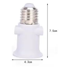 Soquete E27 Bocal Lâmpada Tomada Adaptador 110v/220v Foto mini 4