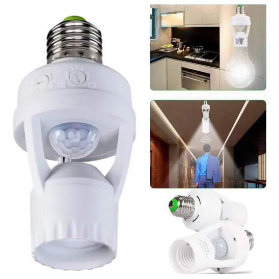 Soquete E27 Sensor Presença Confiável Foto 1