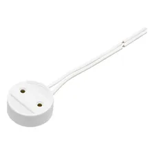 Soquete Fluor C/ Rabicho T8 G13 P/ Fluorescente/ Led Kit 50 Cor Branco Foto  mini 1