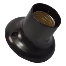 Soquete Lâmpada Fixo E27 Preto 250v-150w Soquete E27 03 Pças Foto mini 3
