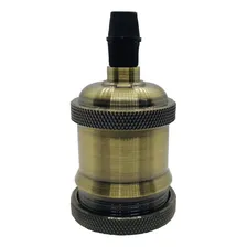 Soquete P/ Lampada E27 Modelo Vintage - Bronze Foto mini 1