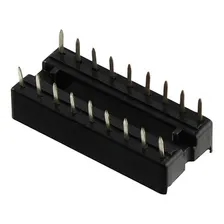 Soquete Para Ci 16 Pinos Dip Estampado Pci - Kit 5 Peças Foto mini 2