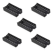 Soquete Para Ci 16 Pinos Dip Estampado Pci - Kit 5 Peças Foto mini 1