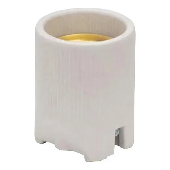 Soquete Porcelana E27 Spot 1450-fp Lorenzetti Full Cor Branco Foto 1