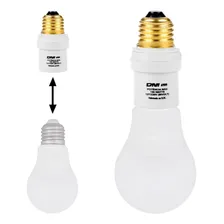 Soquete Prolongador Extensor Adaptador Rosca Carga 150w E27 Foto mini 3