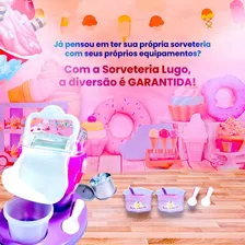 Sorveteria Infantil Faz Sorvete De Verdade - Lugo Brinquedos Foto mini 3