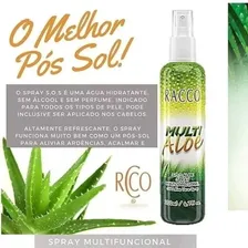 Sos Aloe Vera Spray Multifuncional Racco 200 Tipo de embalagem Spray Fragrância Sem Cheiro Foto mini 2