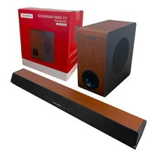 Soundbar Para Tv Subwoofer Home Theater 125w Bass Bluetooth Foto mini 1