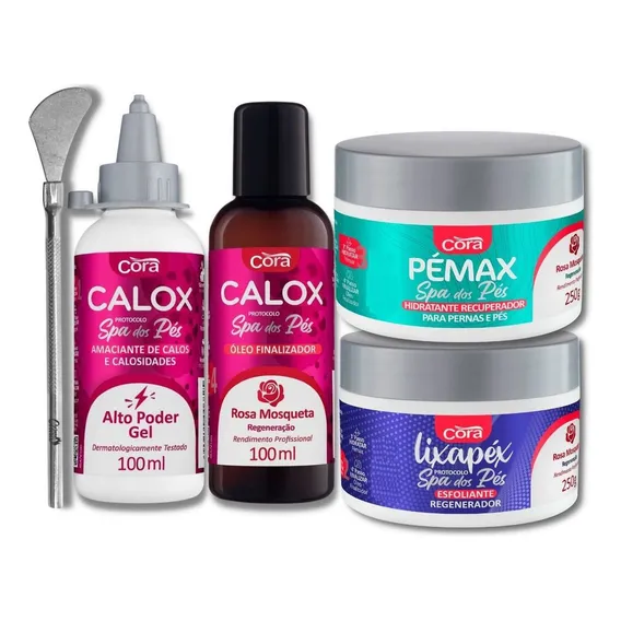 Spa Pés Calox Gel Removedor Calosidades Com Rosa Mosqueta Foto 1