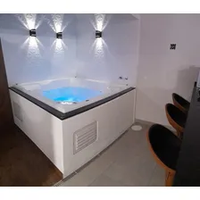 Spa Quadrado 2x2 Completo Aquecedor Cromoterapia com Base 110v/220v Primavera Banheiras Foto mini 4