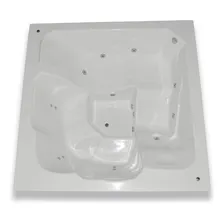 Spa Quadrado 2x2 Completo Aquecedor Cromoterapia com Base 110v/220v Primavera Banheiras Foto mini  3