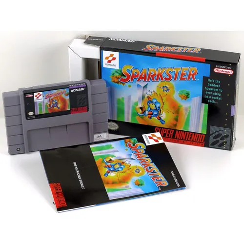 Sparkster Super Nintendo Snes Completo Foto 1