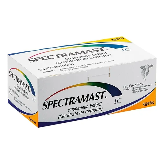Spectramast Zoetis Lc Antibiótico Intramamário Seringa 10ml Foto 1
