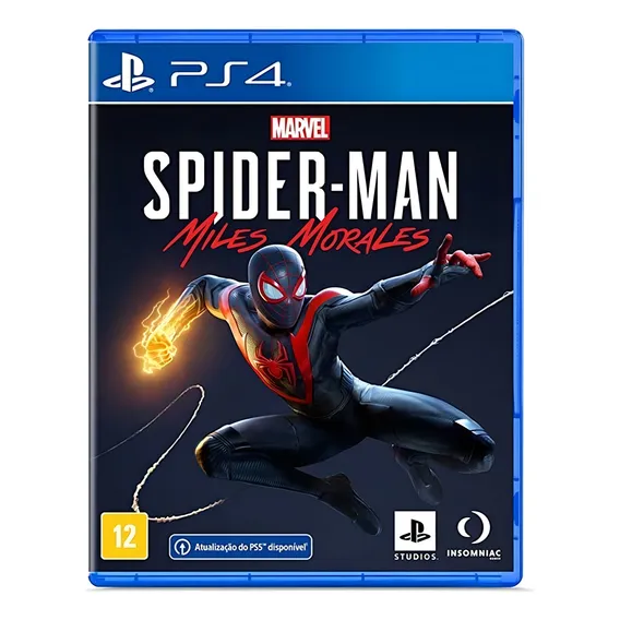 Spider-man Miles Morales - Jogo Do Homem Aranha MĂdia FĂsica Foto 1