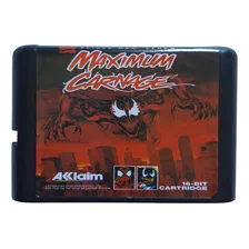 Spiderman Venom Maximum Carnage Portugues Mega Drive Genesis Foto  mini 1